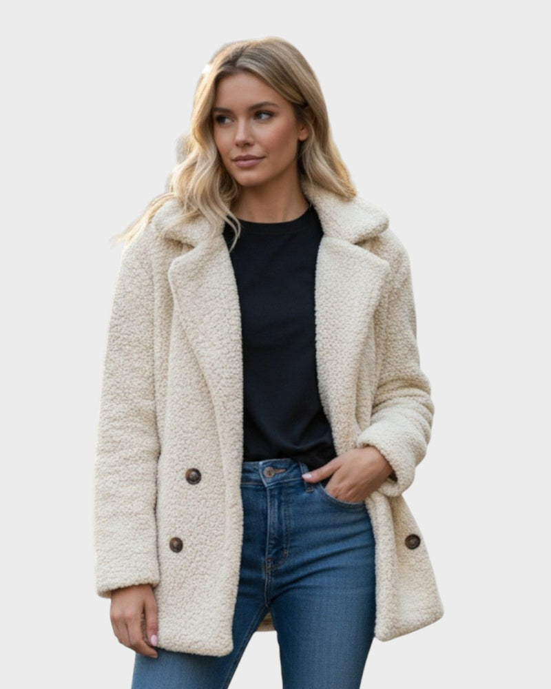 Aada – coat – Milk White / S