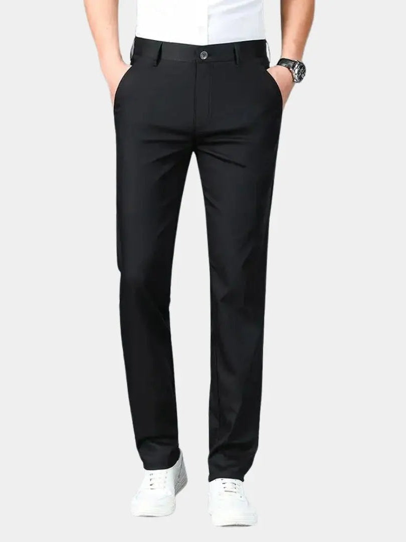 Adrian – Bamboo fiber Pants – Light Grey / 40