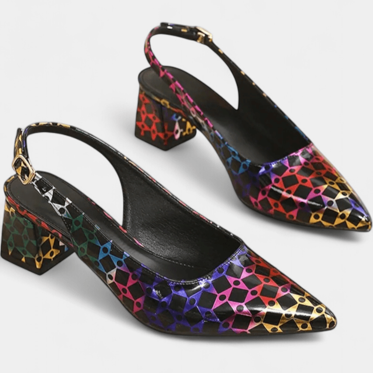 Agnes – Geometric High Heels – 34