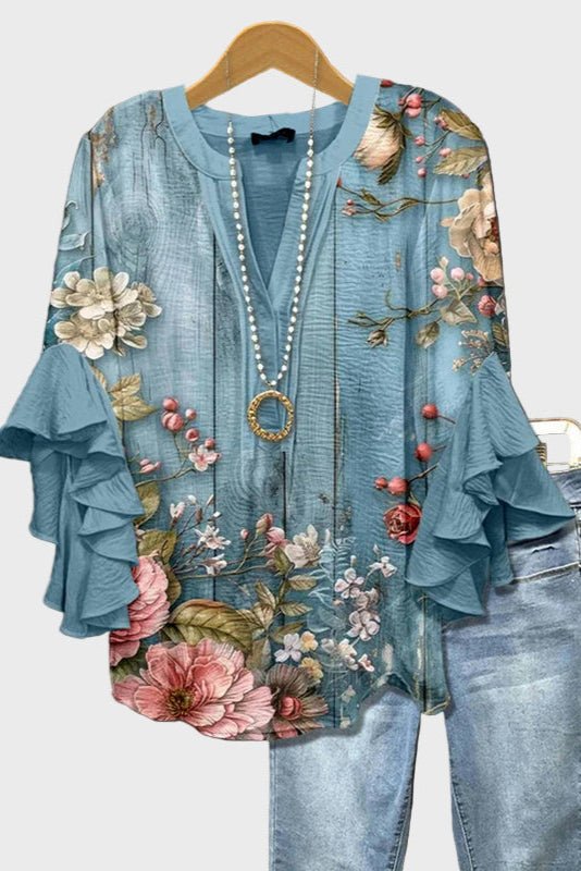 Alberte – Light blue blouse – S