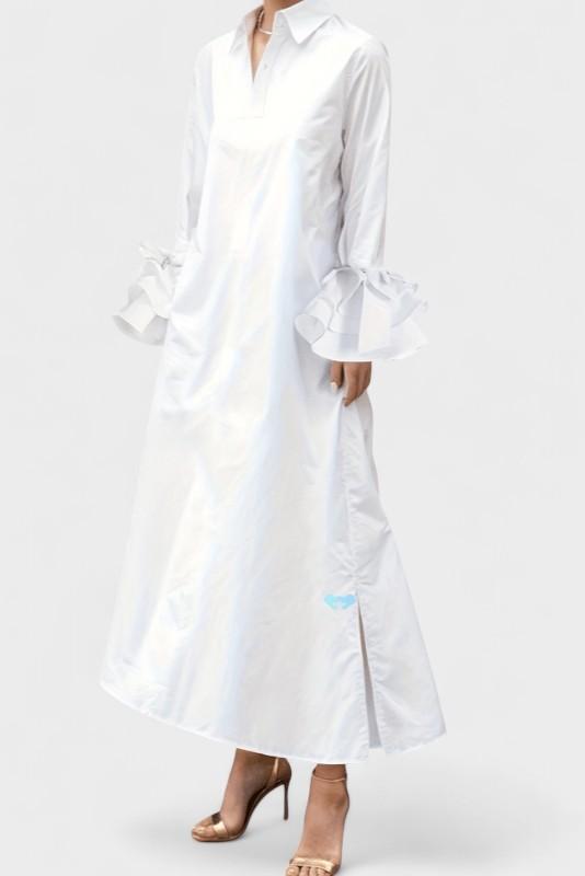 Alberte – Midi dress – White / S