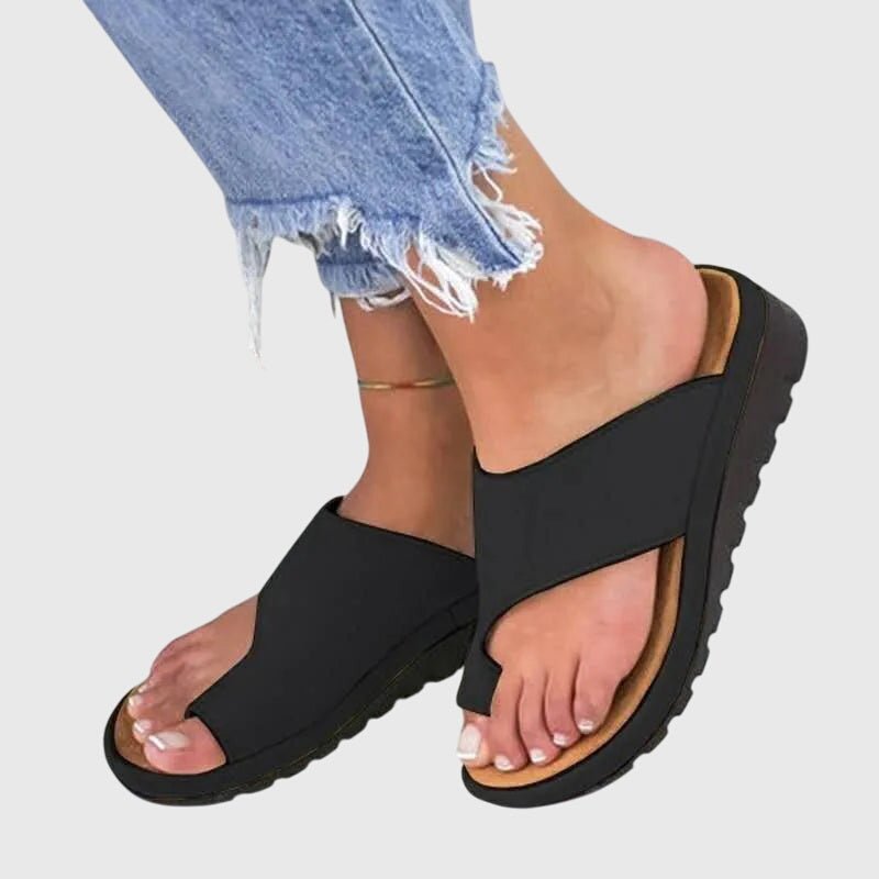 Alberte – Supportive Sandals – Yellow / 35