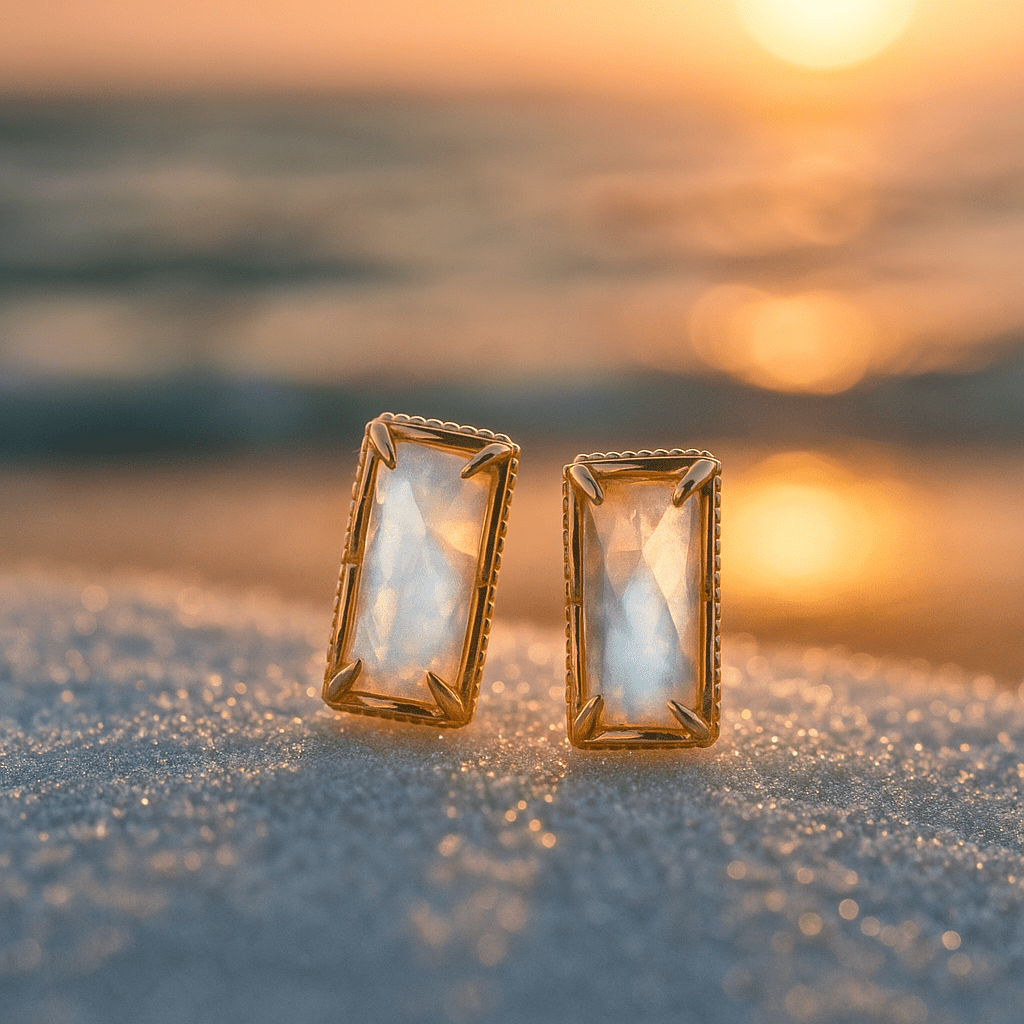 Albertha – Gold plated earrings