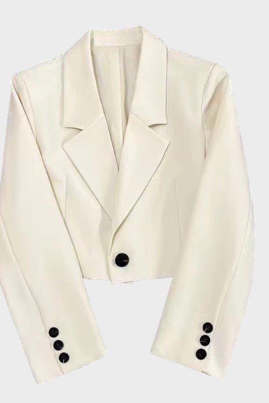 Albertha – Classic blazer – Beige / S