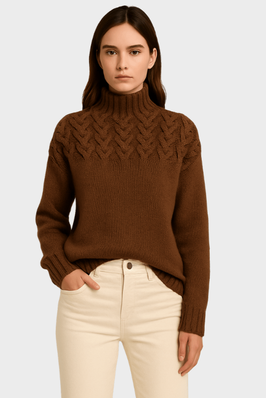 Alma – Elegant Jumper – Black / S
