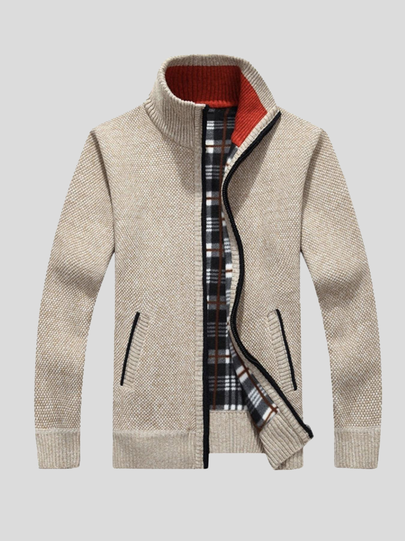 Alpen – Warm fleece jacket – Beige / S