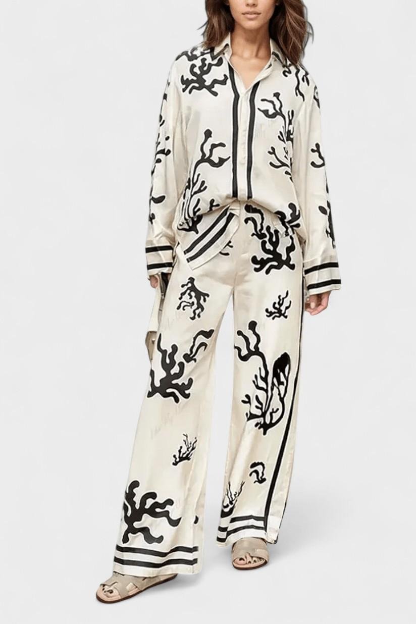 Amalie – Long sleeve set – S