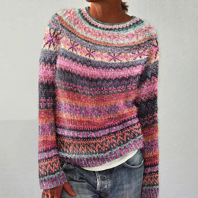 Amy – Vintage Icelandic Knit Jumper – S