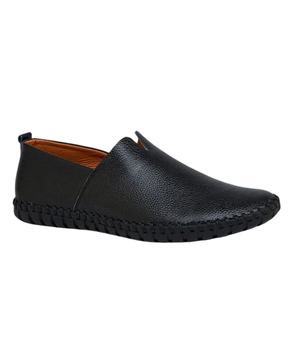 Breathable Leather Loafers – White / 38