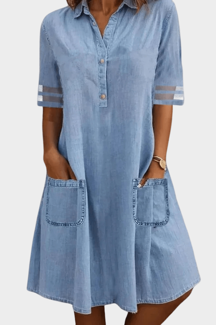 Anette – Denim Dress – S