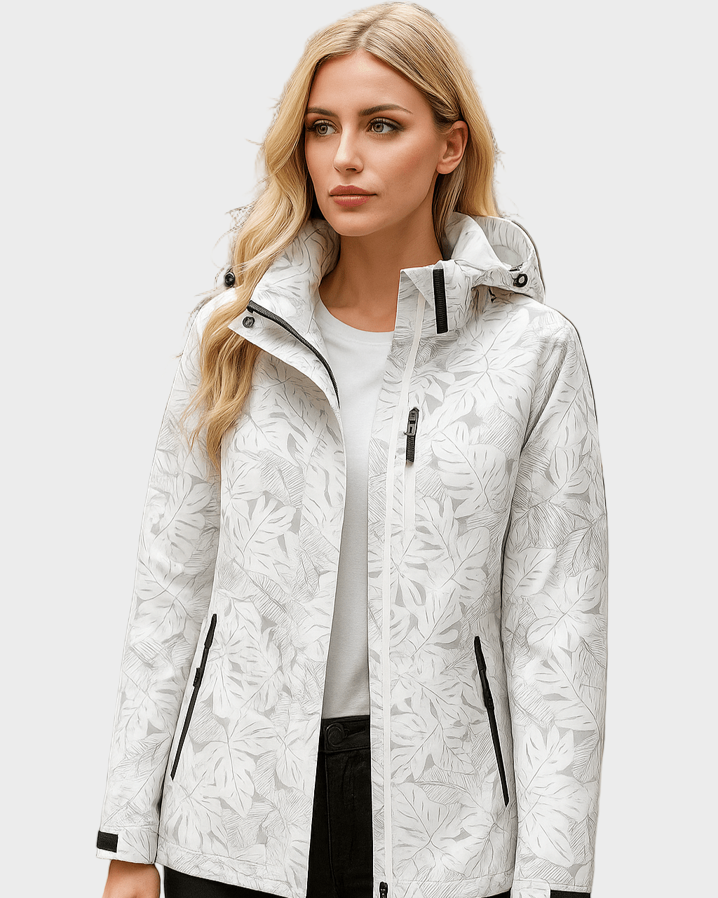Anette – Waterproof jacket – White / M
