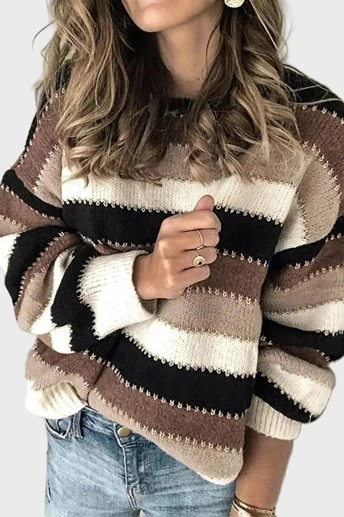 Anna – Striped polo shirt – S