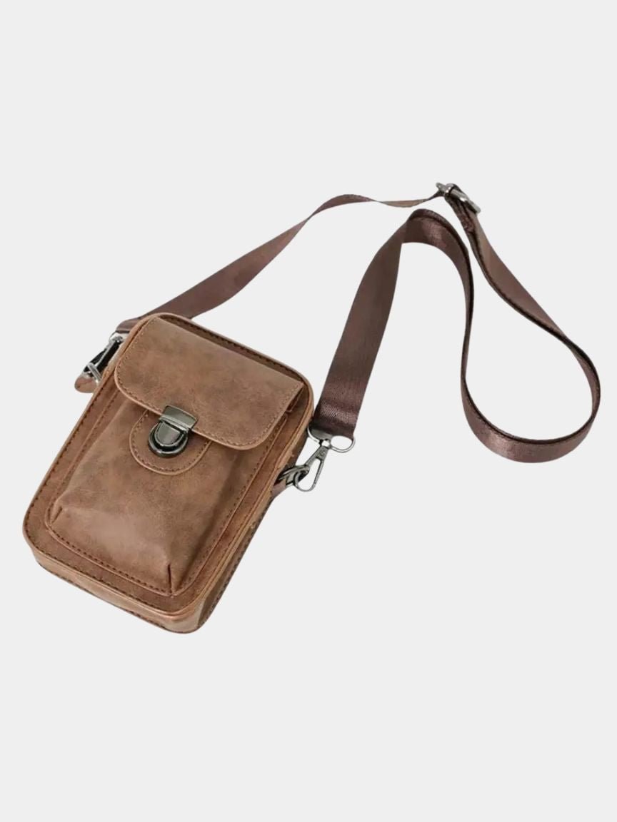 Anton – Mini Vintage Shoulder Bag – Black