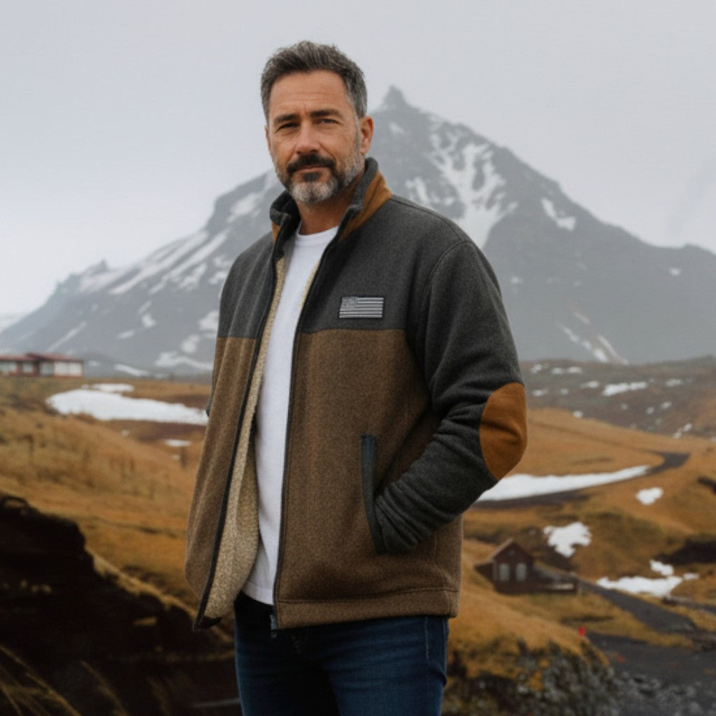 Arsène – Cosy casual jacket – Black / S