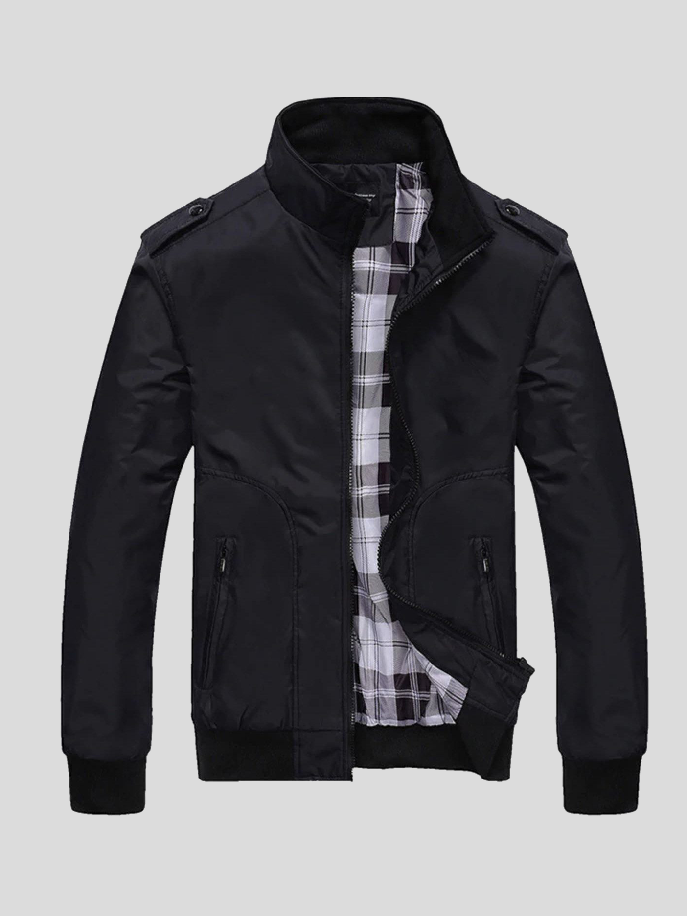 Asger – Stylish blouson jacket – Blue / XS
