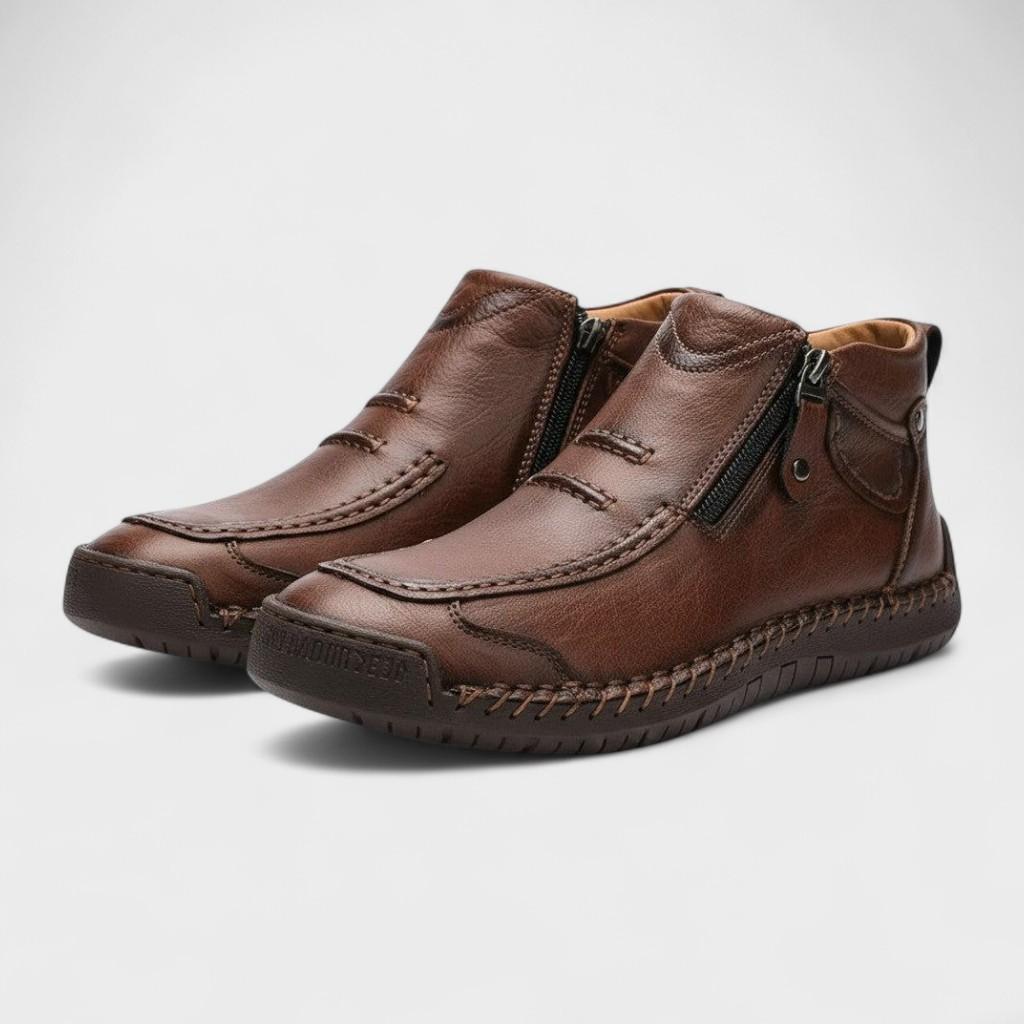 Asker – Premium Comfort Shoes – Brown / 38