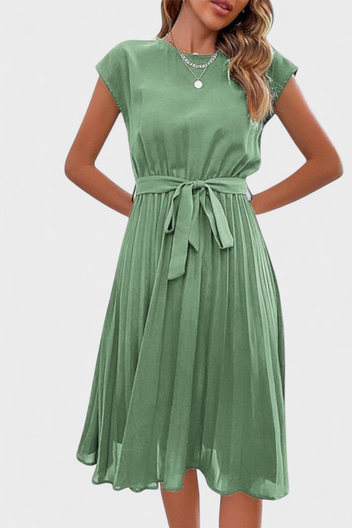 Asta – Airy summer dress – Black / S