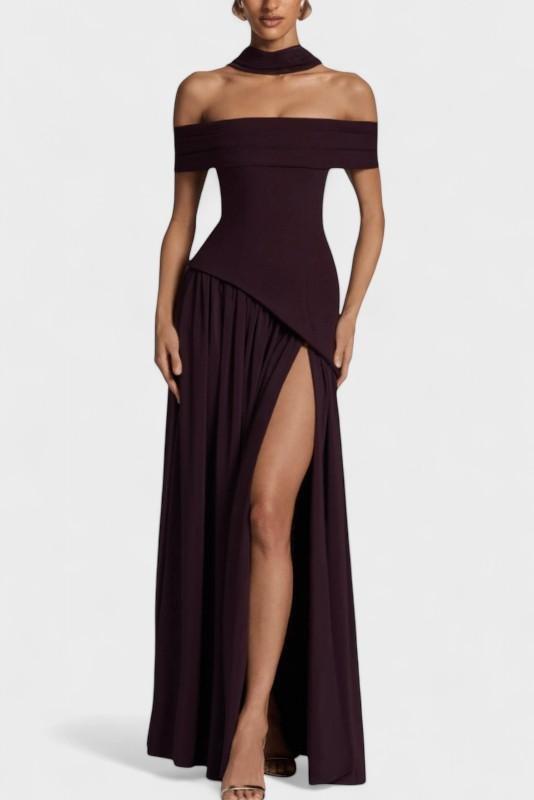 Asta – Maxi dress – Brown / S