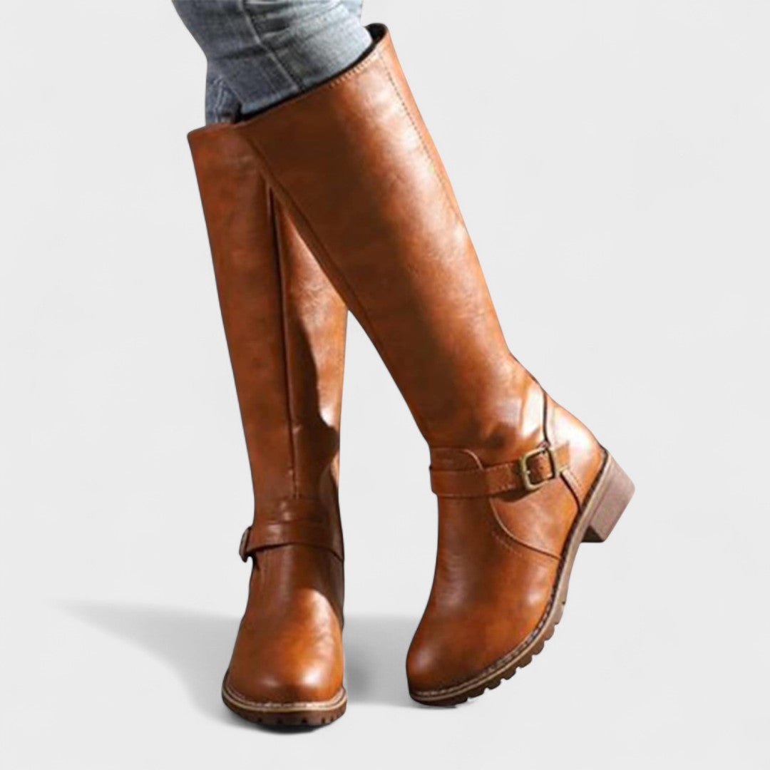 Asta – Supportive Boots – Dark Brown / 35