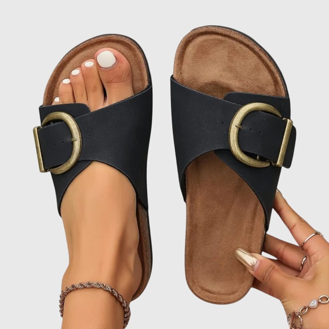 Augusta – Supportive Sandals – Beige / 35
