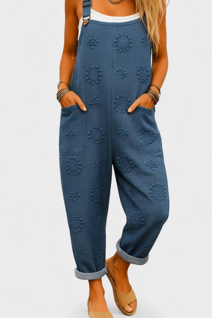 Birgitte – Comfortable jumpsuit – Blue / S