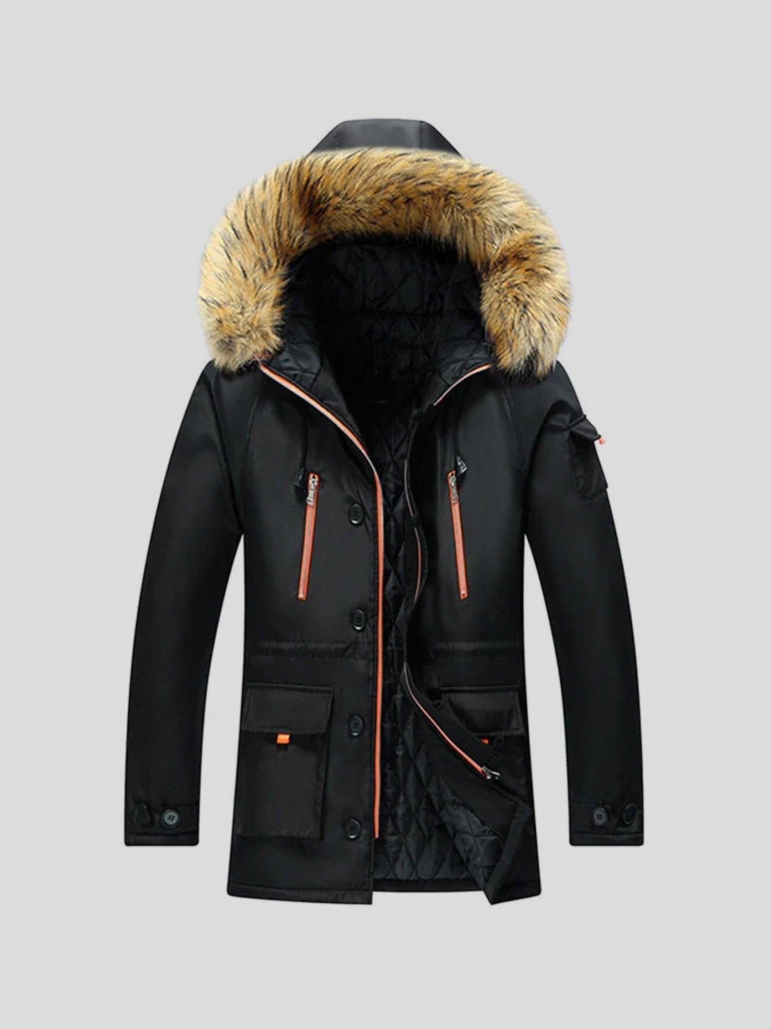 Birk – Weatherproof winter parka – Black / XS