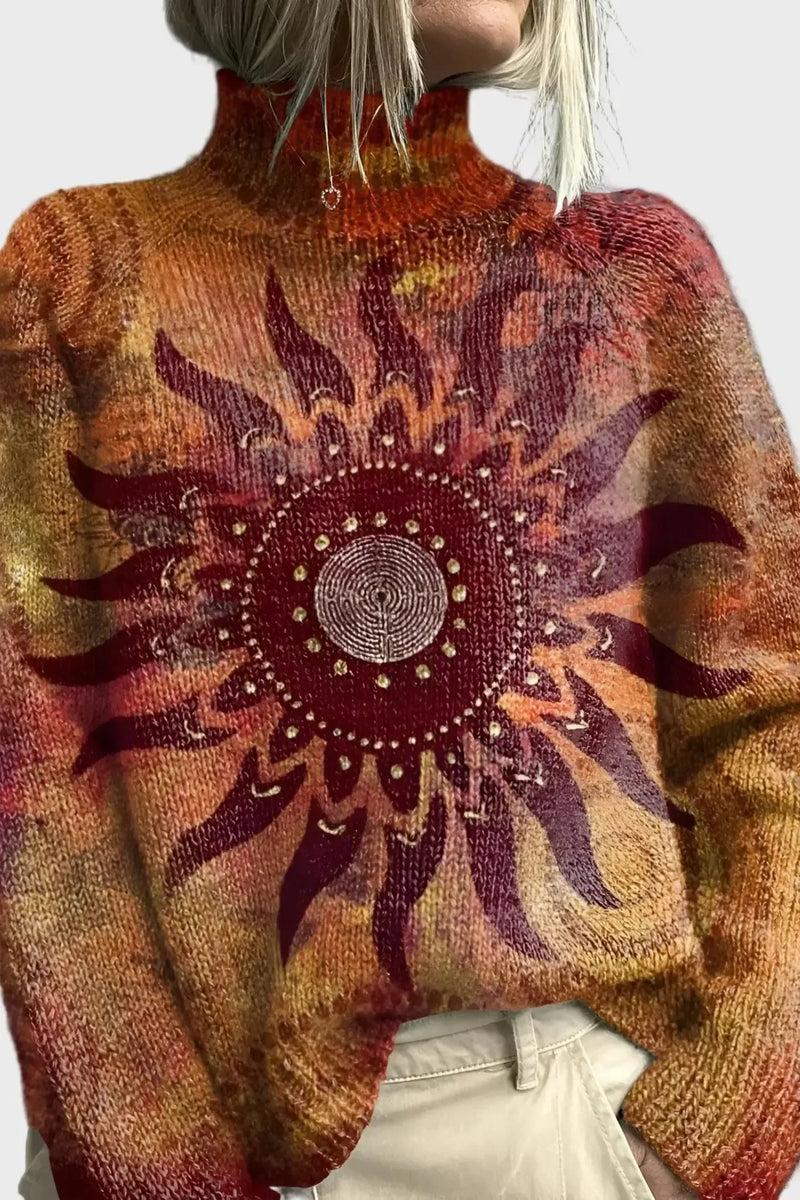 Camilla – Knitted Jumper Tribal – S