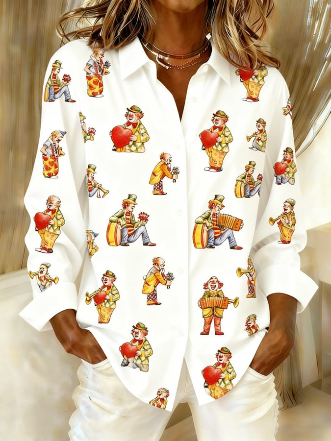 Maja Carnival Shirt – Red / S