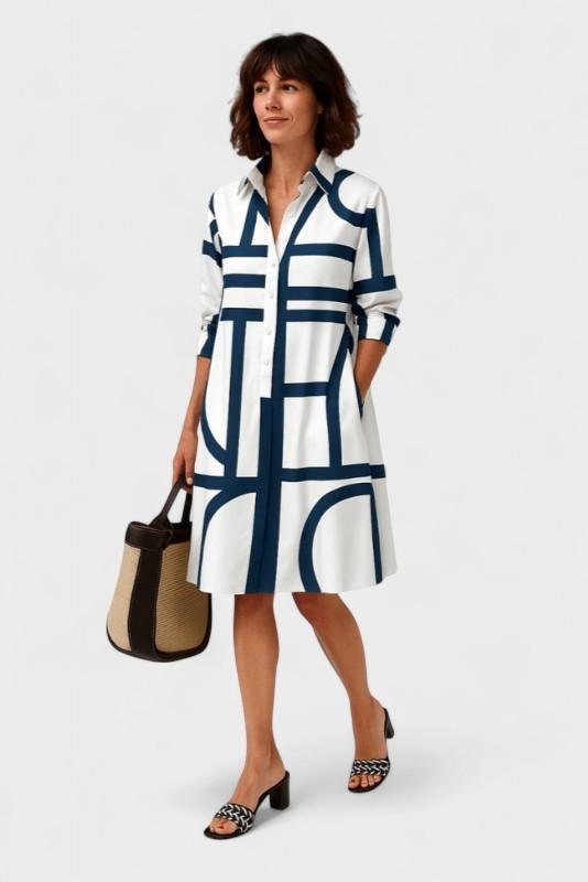 Ditte – Midi dress – Blue / S