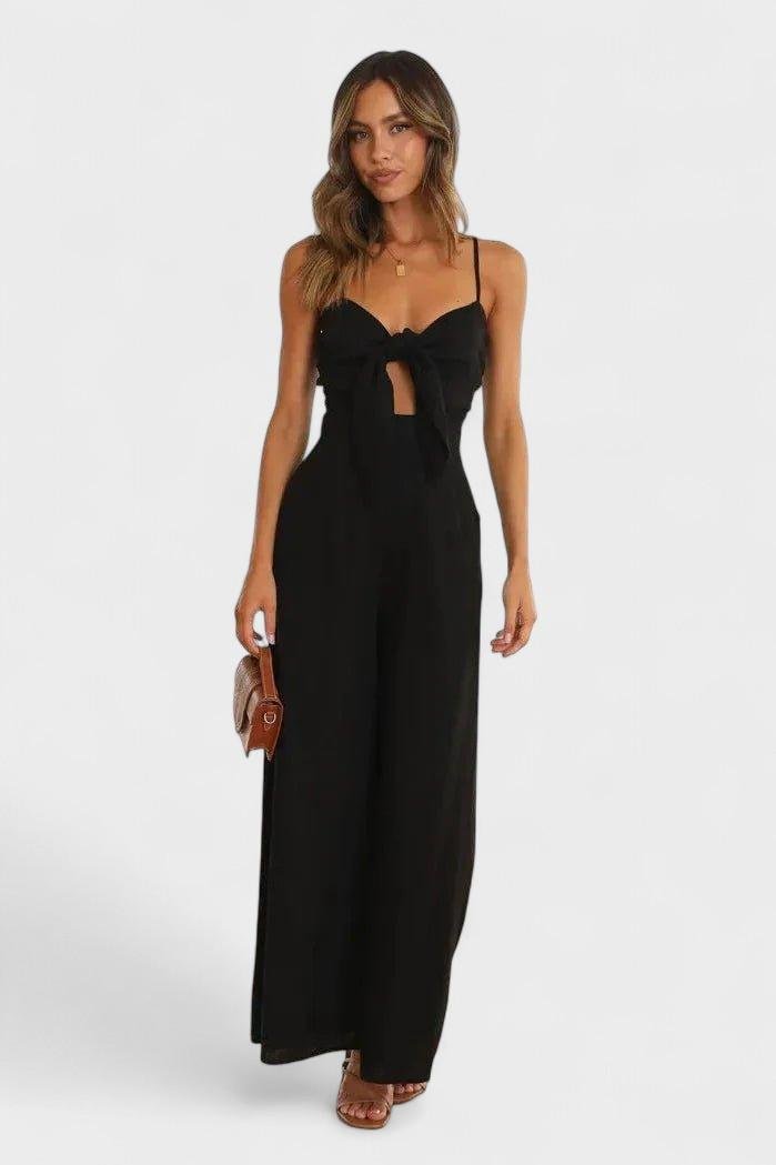 Ditte – Cut out jumpsuit – Black / S