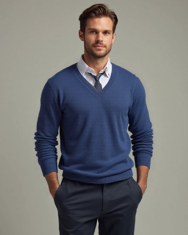 Emil – Lightweight Jumper – Blue / S