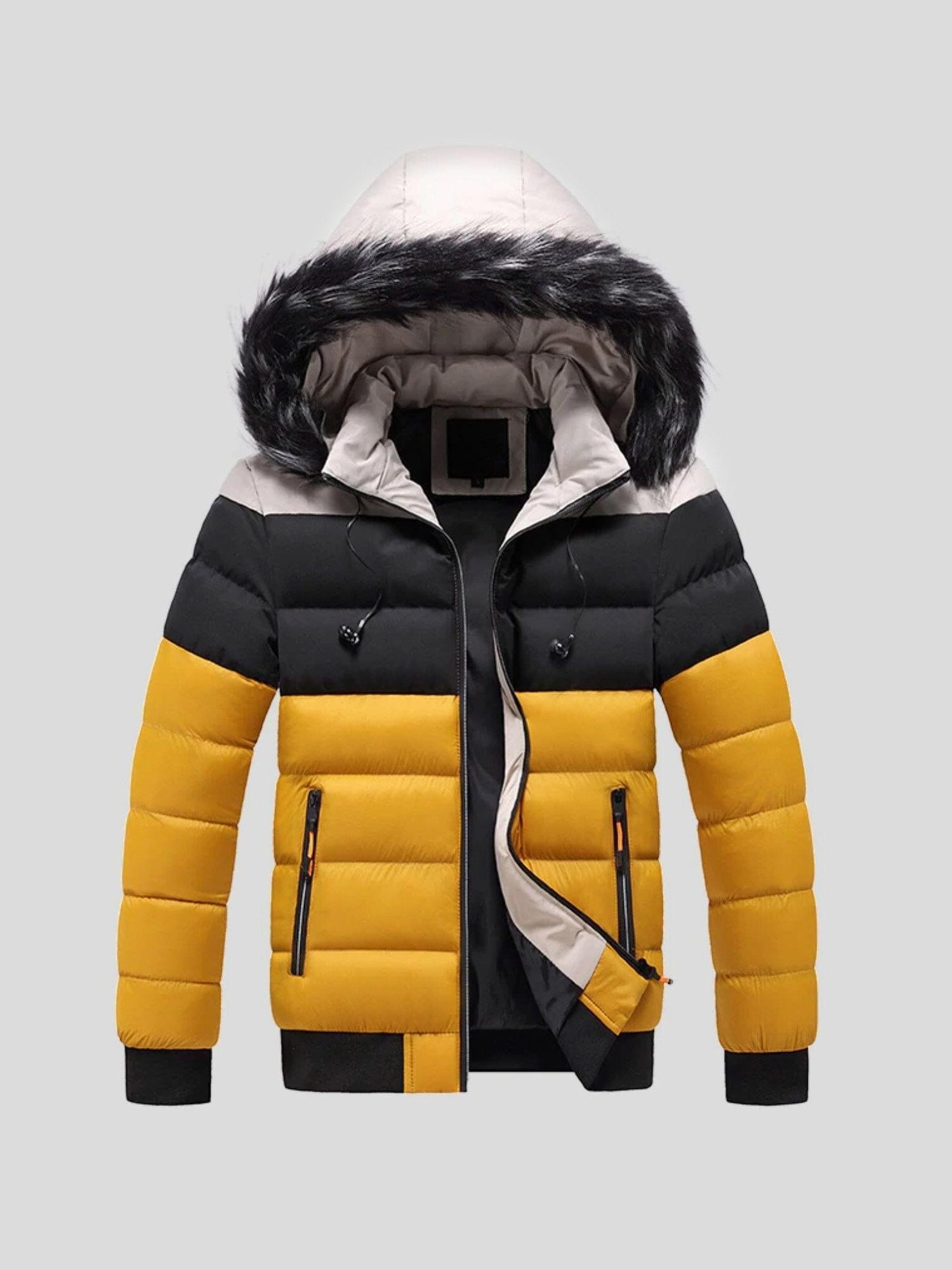 Emil – Stylish hooded jacket – Black / XS