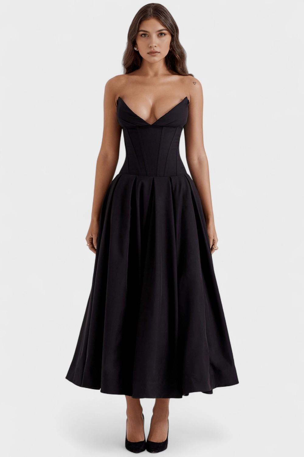 Filippa – Maxi dress – Black / XS