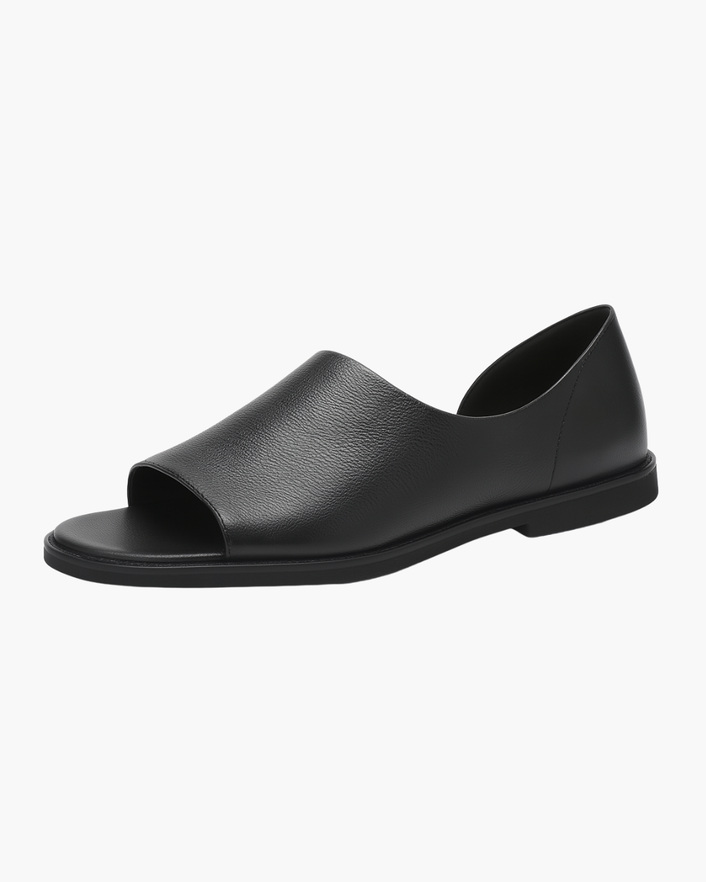 Franzo – Elegant Open Sandal – Black / 38