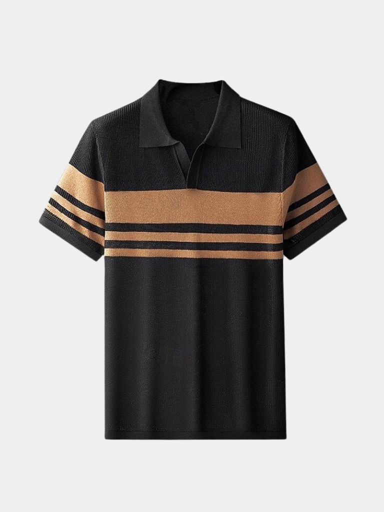 George – Caramel Lineage Polo – Black / S