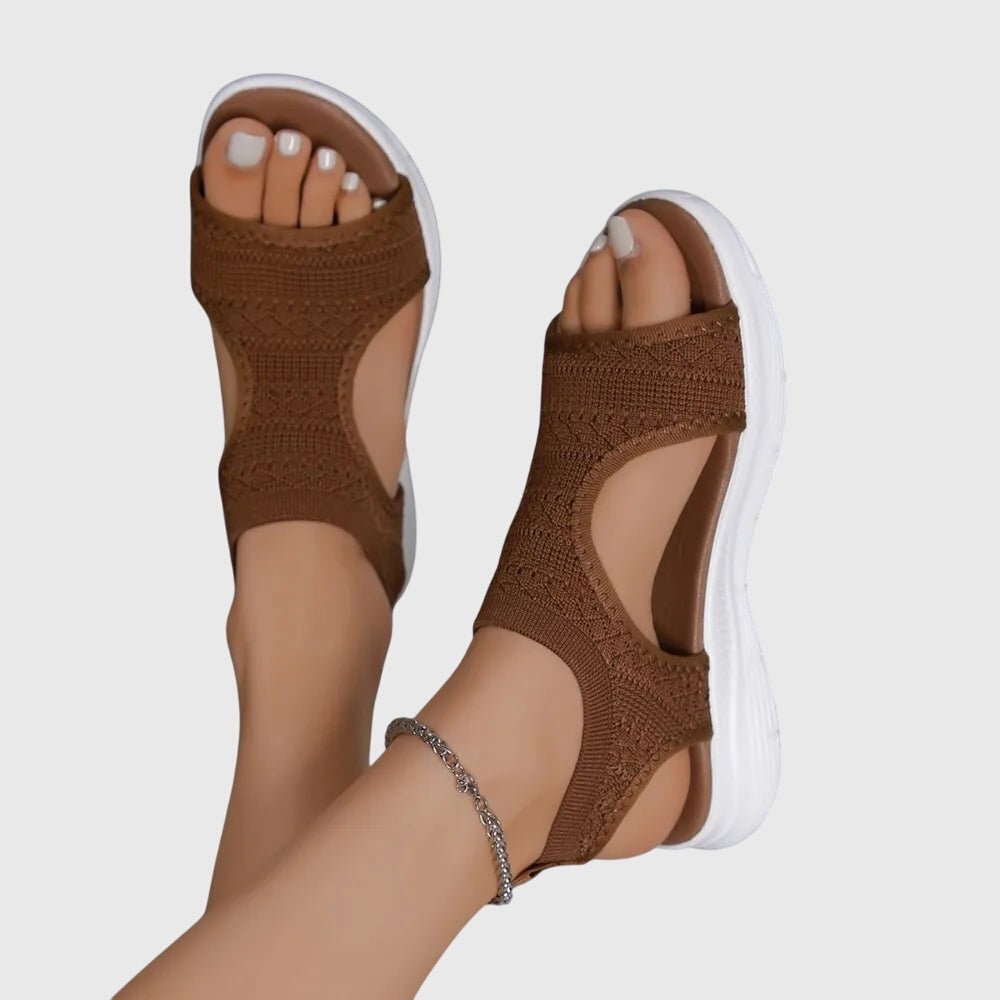 Gitte – Supportive Sandals – Dark Blue / 35