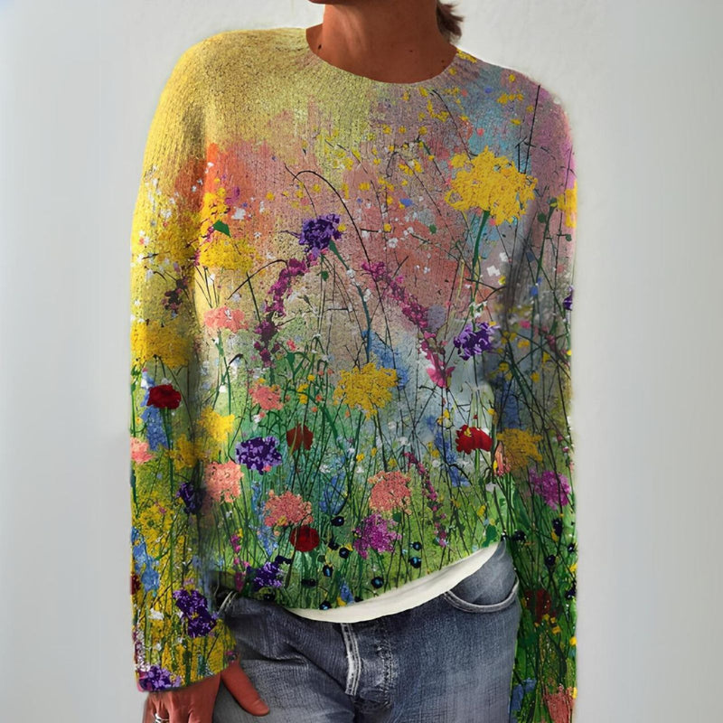Grace – Vintage Icelandic Knit Jumper – S