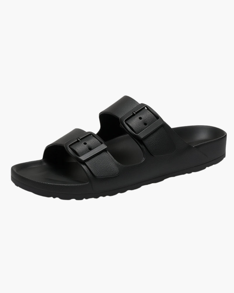 Gralio – Sandals with buckles – Black / 38