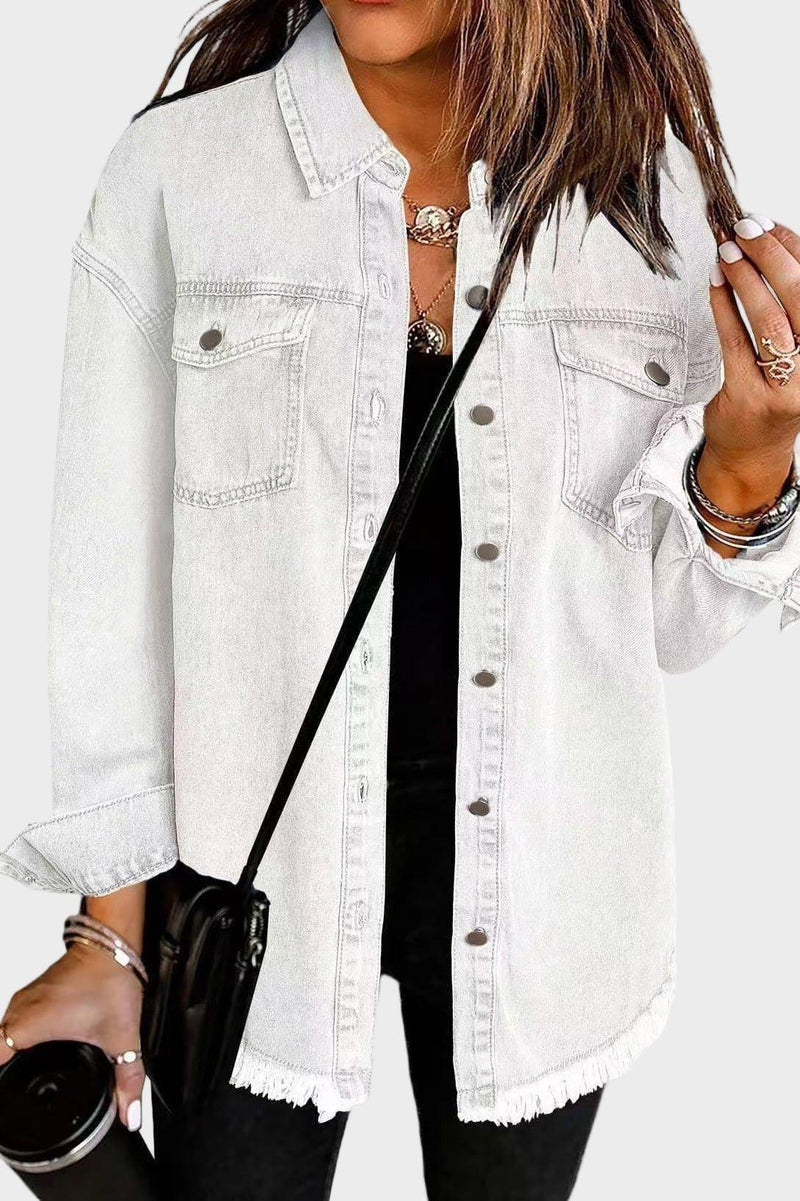 Gry – White denim jacket – S