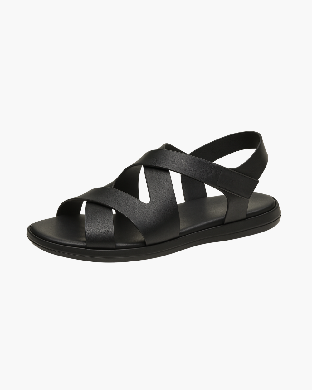 Harnio – Elegant Men's Sandals – Black / 39