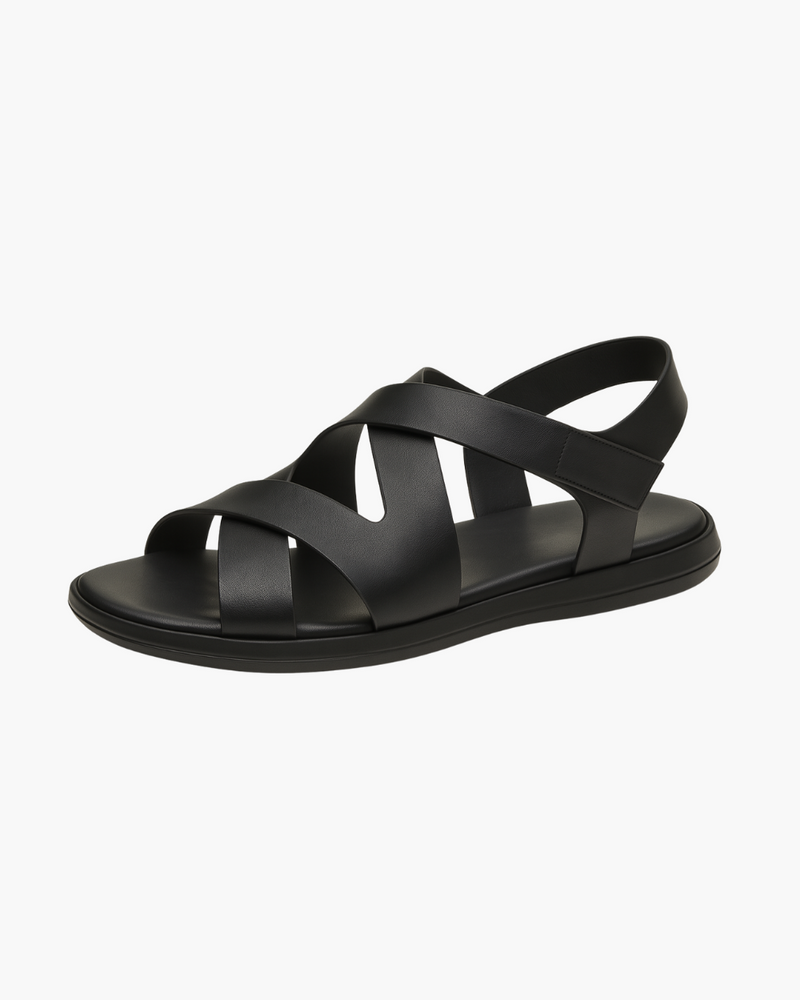 Harnio – Elegant Men's Sandals – Black / 39