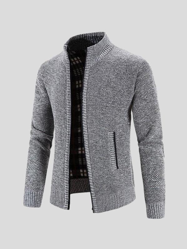 Havn – Warm fleece jacket – Light Grey / S