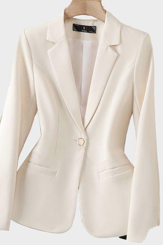 Helene – Tailored blazer – Beige / S