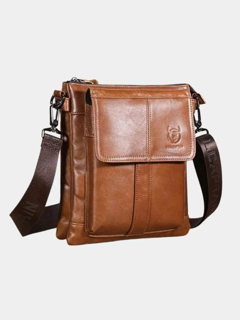 Henrik – Vintage Leather Shoulder Bag – Brown