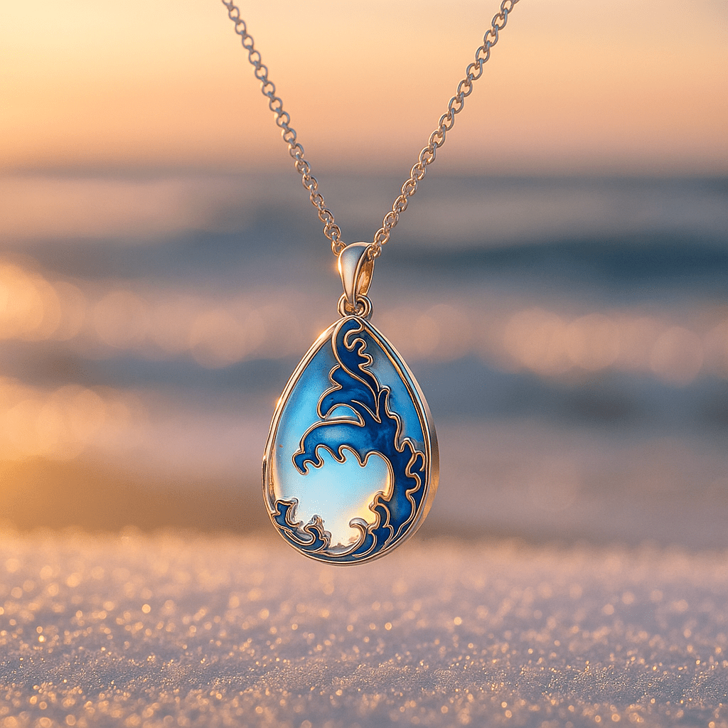 Ida – Enamel necklace