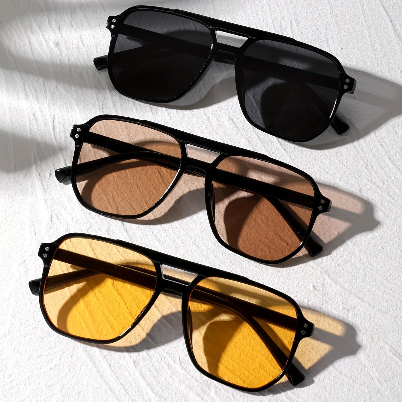 Inger – Geometric glasses – Black