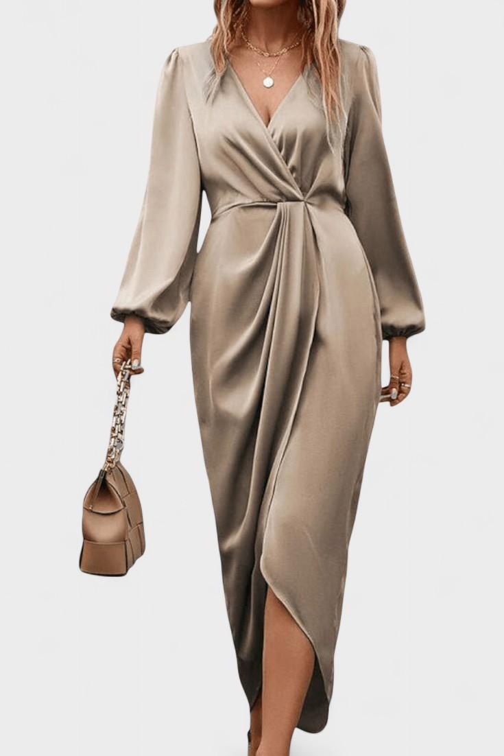 Inger – Maxi dress – Light champagne / S