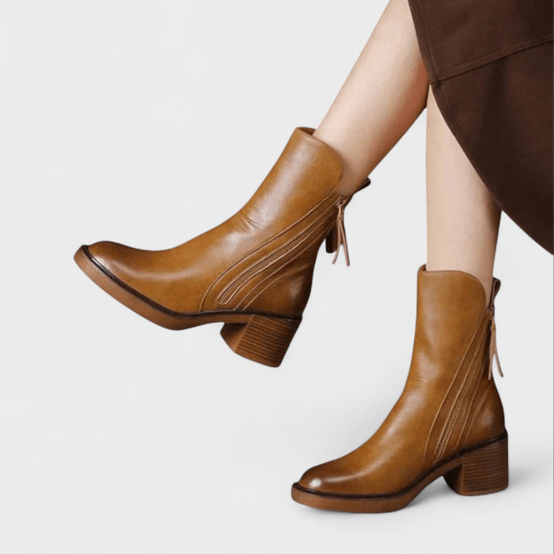 Irina – Ankle Boots – Brown / 35