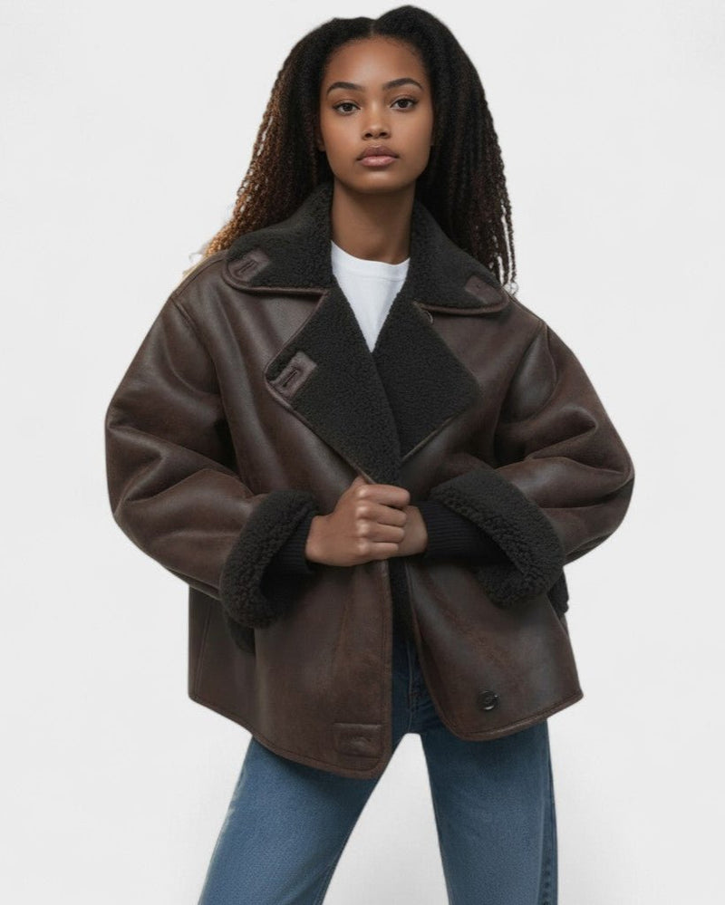 Isabelle – Leather jacket – S