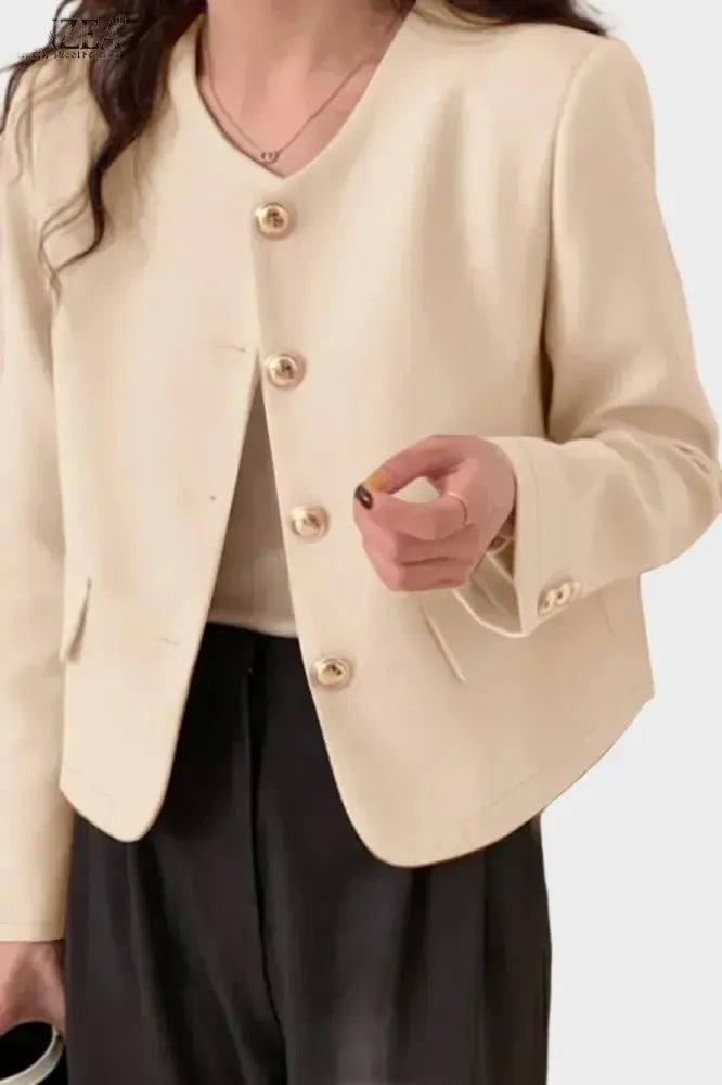 Isla – Blazer – Beige / S